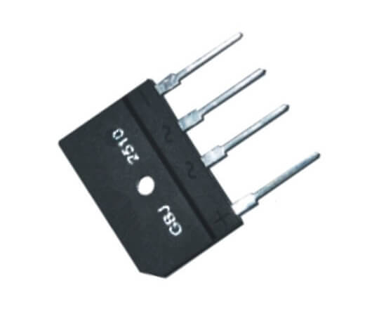 Flat rectifier bridge